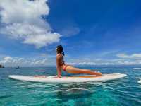Yoga on the ocean at Xiao Liuqiu Taiwan