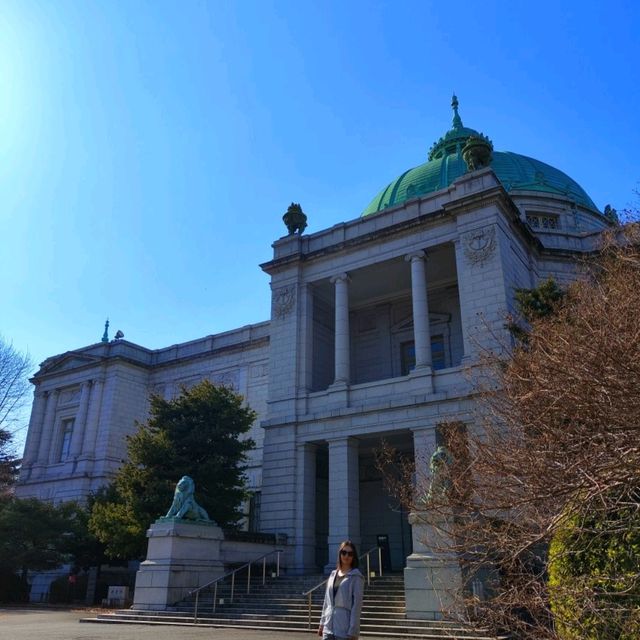 Tokyo National Museum for half price with a student ID card!