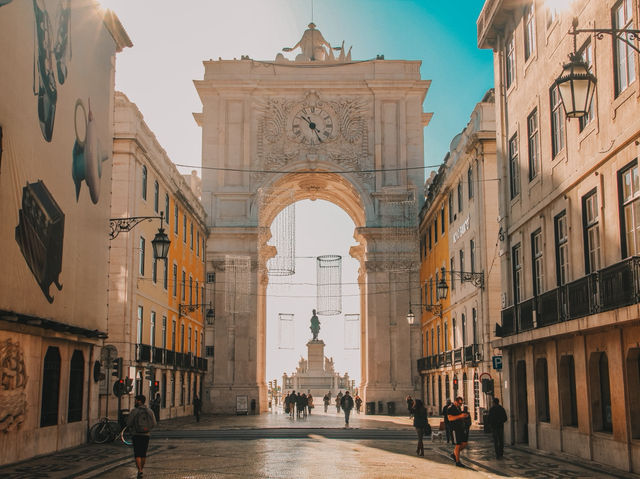 A Grand Farewell – Ending My Lisbon Trip at Praça do Comércio 