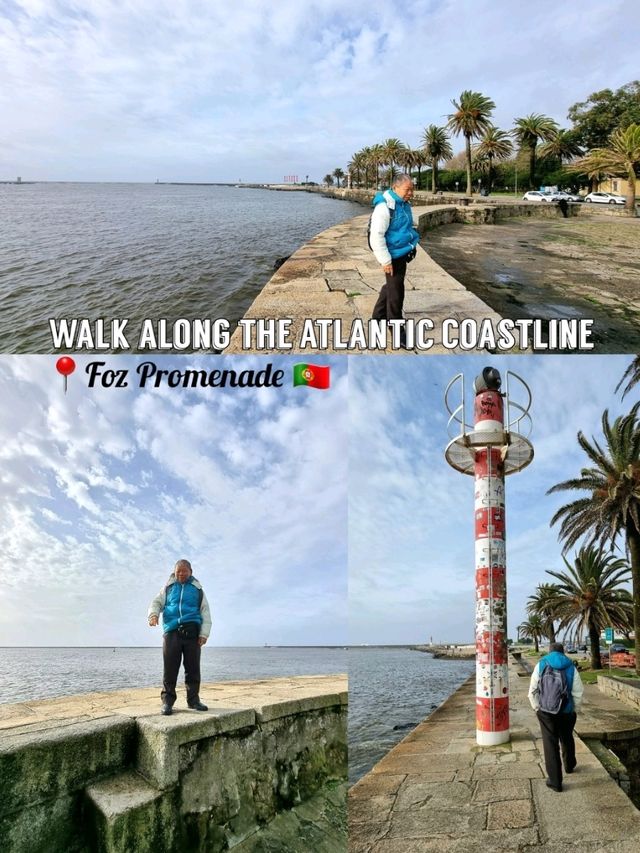 🇵🇹 Walk along the Atlantic Coastline 📍Foz Promenade