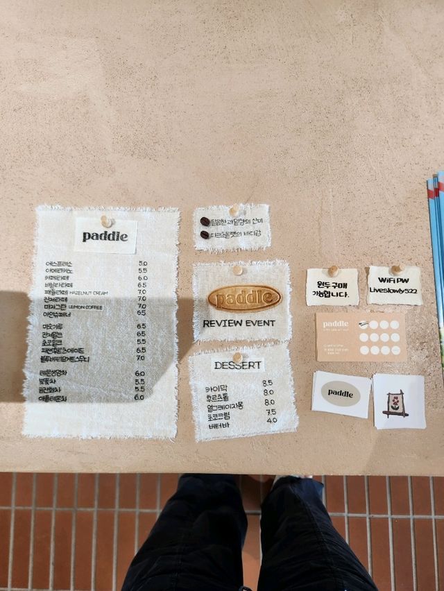 🥰힙한 인테리어에 오션뷰 감성까지 완벽한 고성 카페 "패들" 🥰