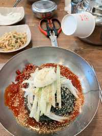 강원도에서 먹는 회냉면!!