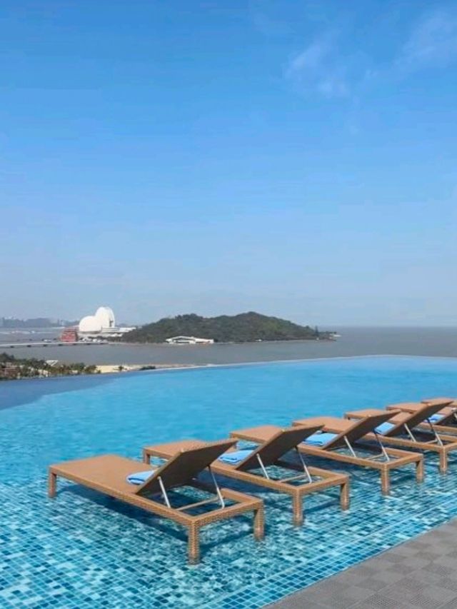 在珠海最好景觀的酒店，沒有之一🏖️🌇📸香炉湾沙灘  