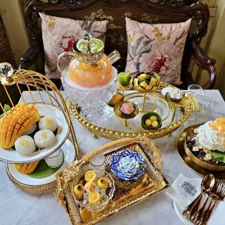 망고를 만끽하며 우아하게 즐기는 태국식 애프터눈 티