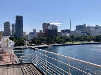 NYK Hikawa Maru, a beautifully preserved ocean liner docked at Yamashita Park