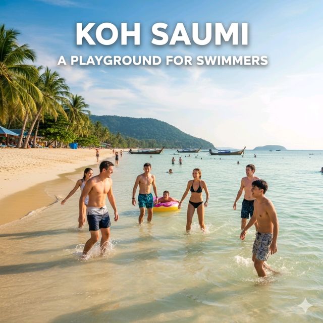 🏝️ เกาะสมุย ไม่ได้มีแค่หาดทรายขาว แต่มีมุมเล่นน้ำ 🏝️ เกาะสมุย ไม่ได้มีแค่หาดทรายขาว แต่มีมุมเล่นน้ำ