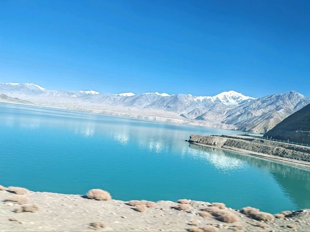 The Blue Tear of the Pamirs — White Sand Lake
