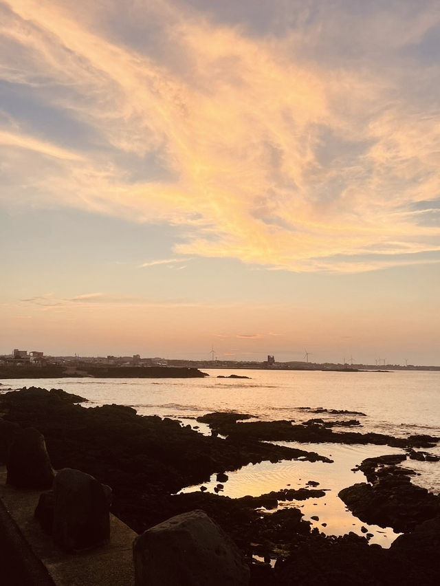 Tranquil Tide Pools and Basalt Formations