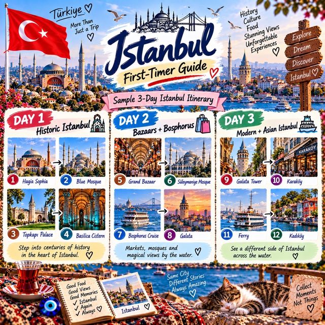 🕌 Istanbul First-Timer Guide 🇹🇷