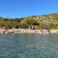 Kyra Panagia beach in Greece 🇬🇷