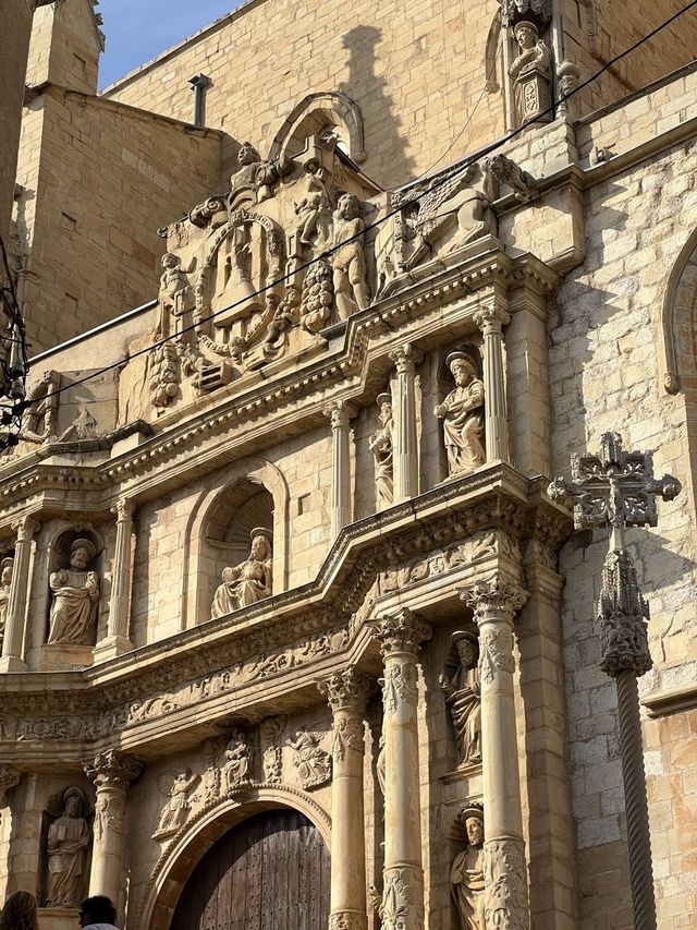 Gothic church in Montblanc, Spain