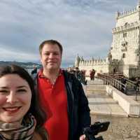 🏰 Discovering the Majestic Belem Tower in Lisbon! 🌊