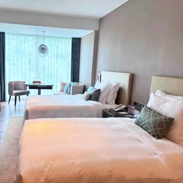 🏝珠海海灣大酒店🏝落地大玻璃俯瞰對岸澳門風景🏙