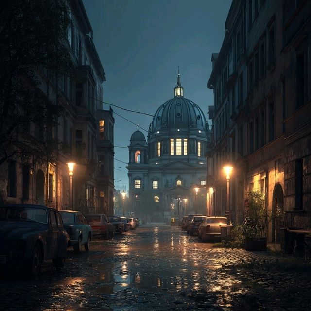 Berlin After the Rain: Reflections of History and Light 🌧️🏙️