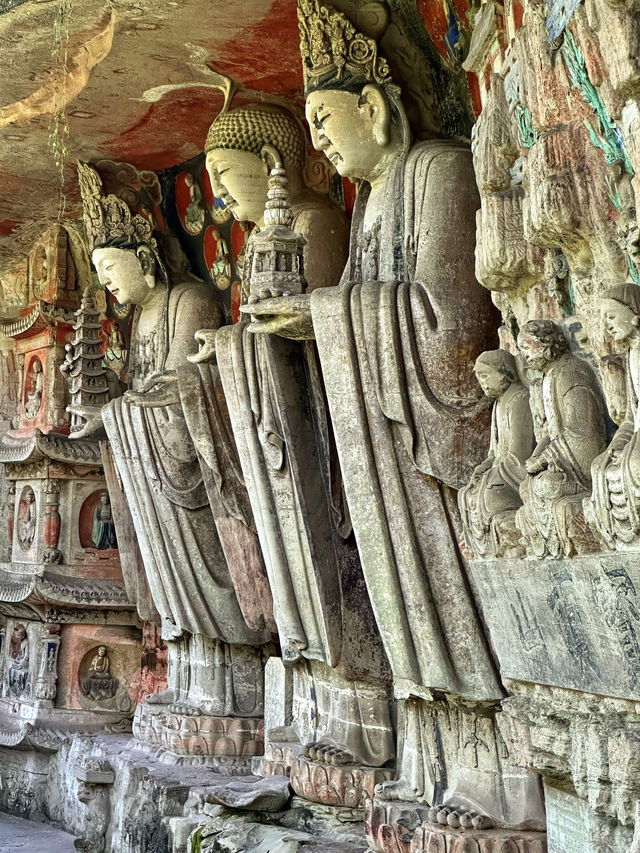 大足摩岩石刻寶頂山之各色造像