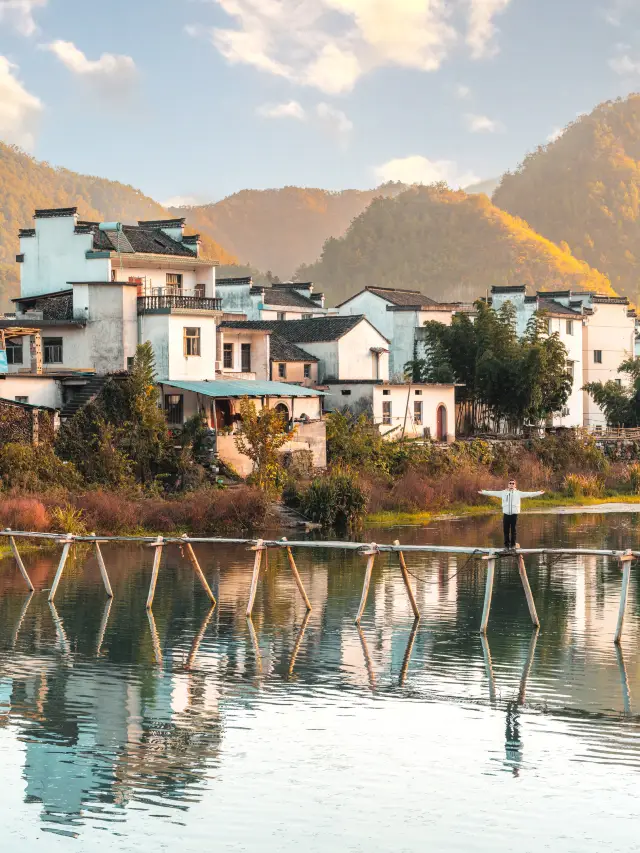 Anhui, you are confused if you don't promote this picturesque boat-shaped ancient village