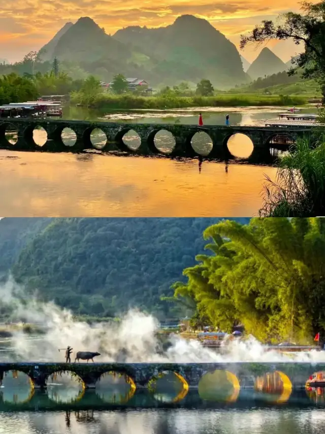 The scenery in Jingxi, Guangxi is no less than that of Guilin, and it can be called a paradise