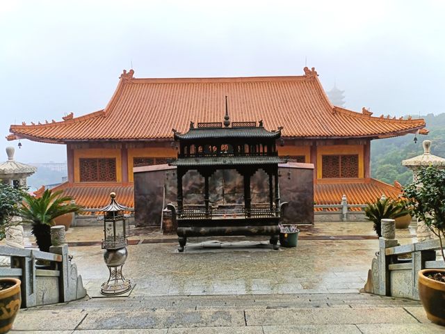 益陽白鹿寺，始建於唐，距今一千二百餘年