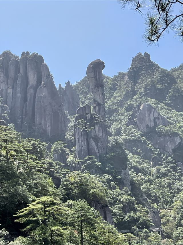 爬三清山，確實需要好體力