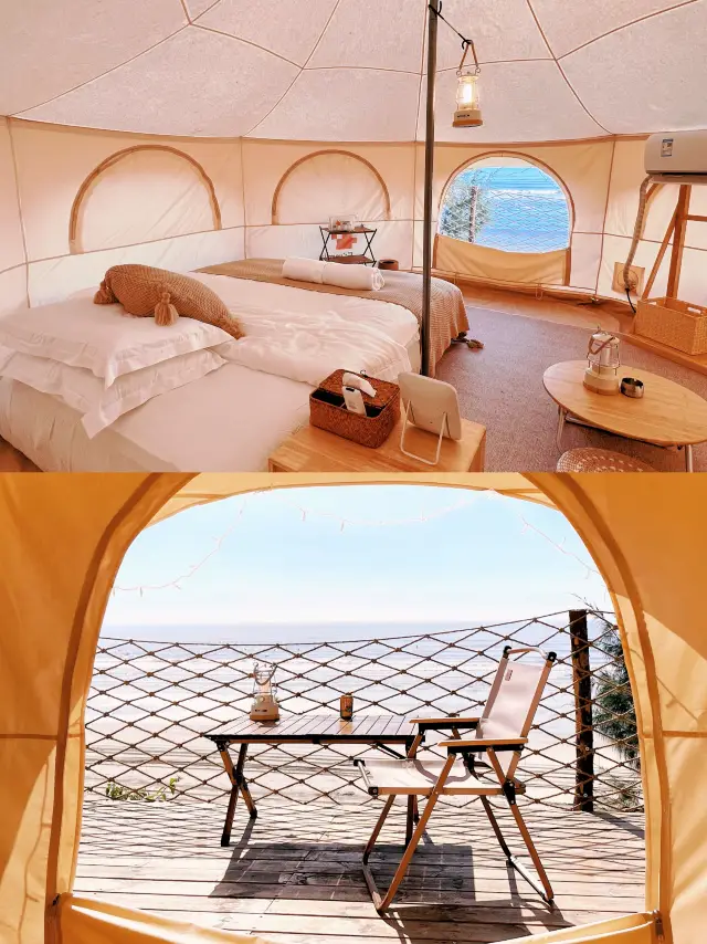 izhou's newly popular seaside camp | Enjoy the exclusive stunning beachfront view