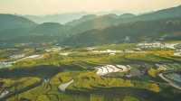 徜徉月河川道，賞清代鳳堰古梯田油菜花海