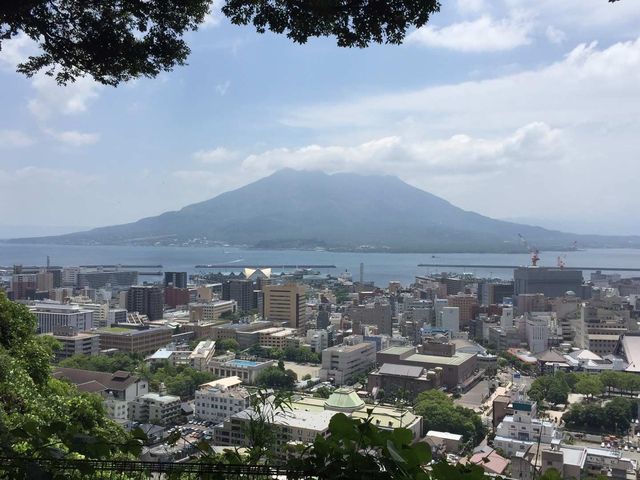 日本鹿兒島縣鹿兒島市～櫻島火山巍然聳立、薩摩好風光！