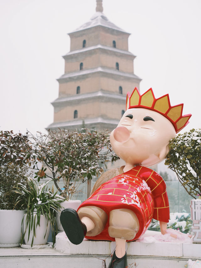 有多少人在等一場西安的大雪，雪落滿長安～