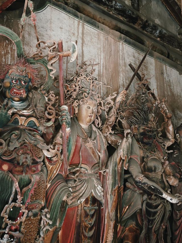 被遺忘的明代彩塑巔峰！24諸天像震撼到失語