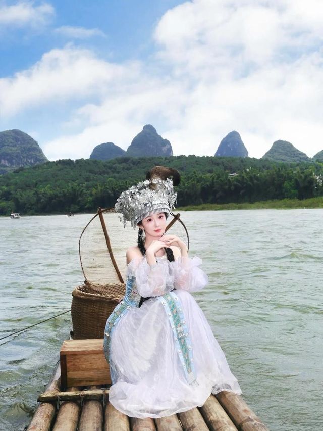 去桂林旅遊秒變一個小仙女，山水景色真係甲天下