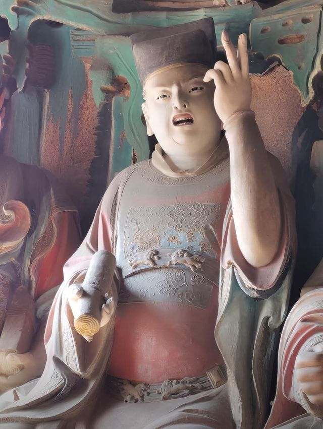 被山西古寺的羅漢彩塑震撼到了！