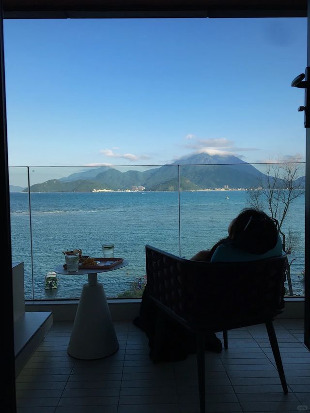 深圳看得見山的私湯海景房
