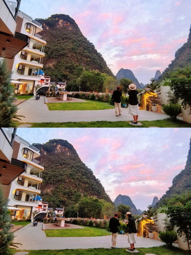 遇山鄉舍|在晚霞裡把陽朔的浪漫看到盡興 遇山鄉舍|在晚霞裡把陽朔的浪漫看到盡興