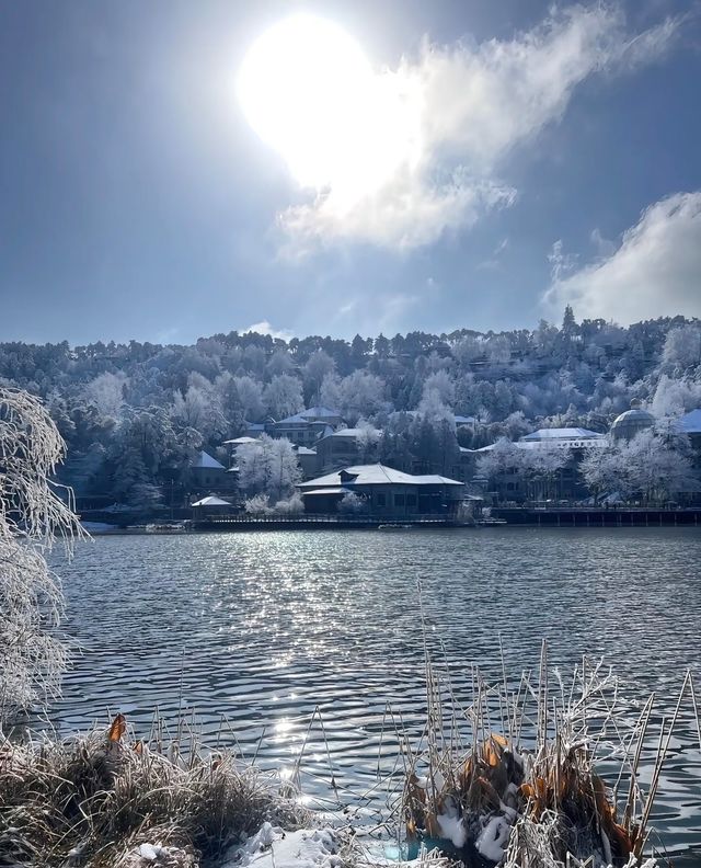 廬山冬日情書：牯嶺街的雪是童話濾鏡吧！