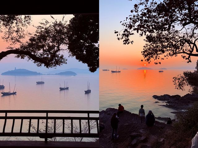 鼋頭渚賞日落必看