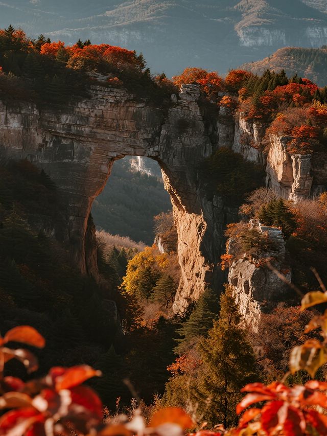 濰坊石門坊親子賞秋帶娃解鎖漫山紅葉與童趣時光 濰坊石門坊親子賞秋帶娃解鎖漫山紅葉與童趣時光