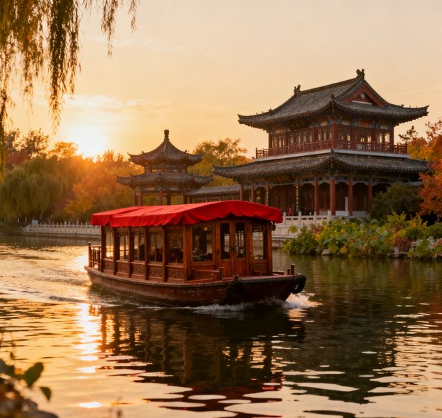 秋日的大明湖，是一封寫滿風情的邀請函。