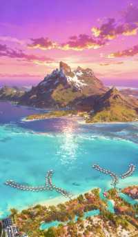 波拉波拉島深度遊｜墜入藍色烏托邦的神仙體驗《動漫版》