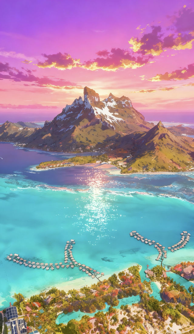 波拉波拉島深度遊｜墜入藍色烏托邦的神仙體驗《動漫版》