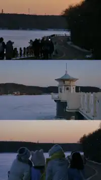 在淨月潭遇到我們的Blue Hour