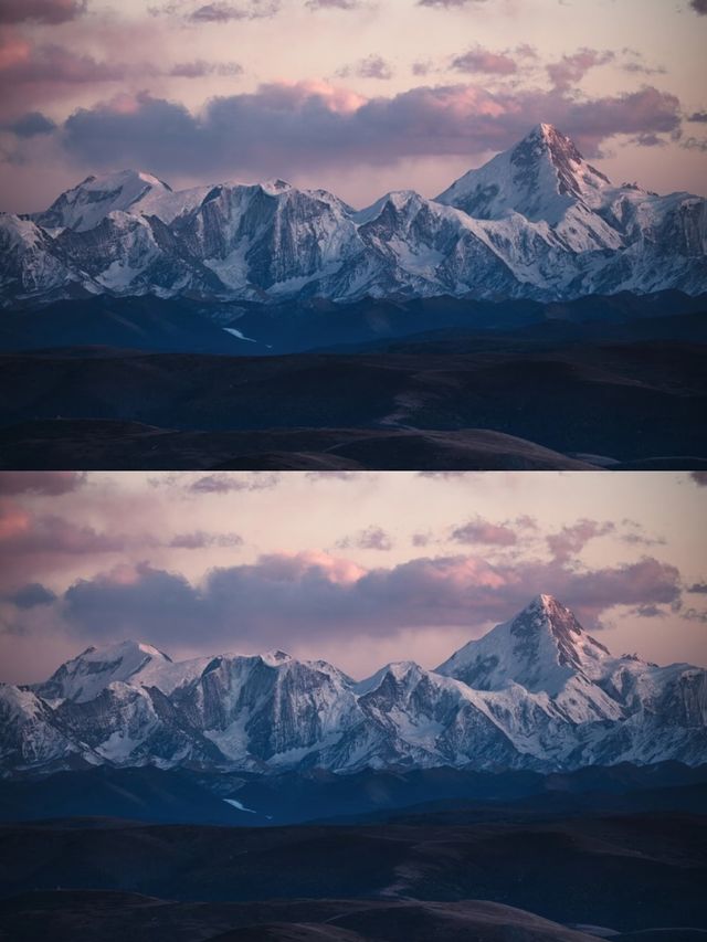 當雪山碰上經幡,靈魂碰上祝福 當雪山碰上經幡,靈魂碰上祝福