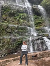 邛崍天台山徒步看瀑布