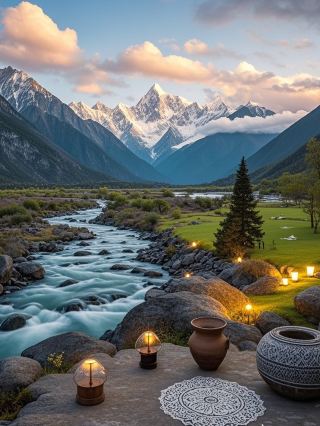 Bringing kids into the world of "Eternal Love"! Snowy Mountain Peach Blossoms + Stunning Family Photoshoot