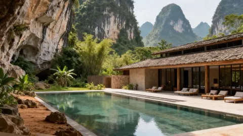 Stay at a beautiful mountain and border inn in Chongzuo, and experience the wonderful springtime in Southwest Guangxi with your kids — traveler post in Fusui
