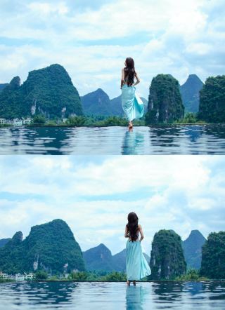 Stay right in Yulong River landscape when you come to Yangshuo