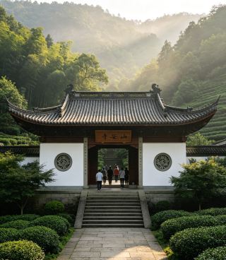 Hidden in the secluded valley of Nine Creeks, a temple where you can listen to mountain springs, a thousand-year-old Zen sanctuary far from the hustle and bustle~