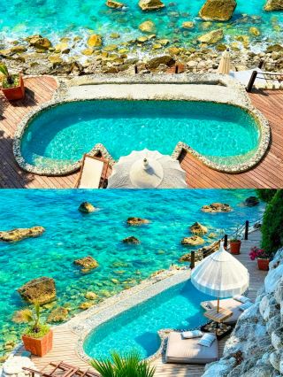 Fethiye | Staying at my bucket list cliffside sea-view hotel, I was absolutely stunned by the beauty of the Mediterranean