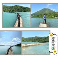 曝罟灣-欣賞半月型堤圍,起子灣小碼頭打咭