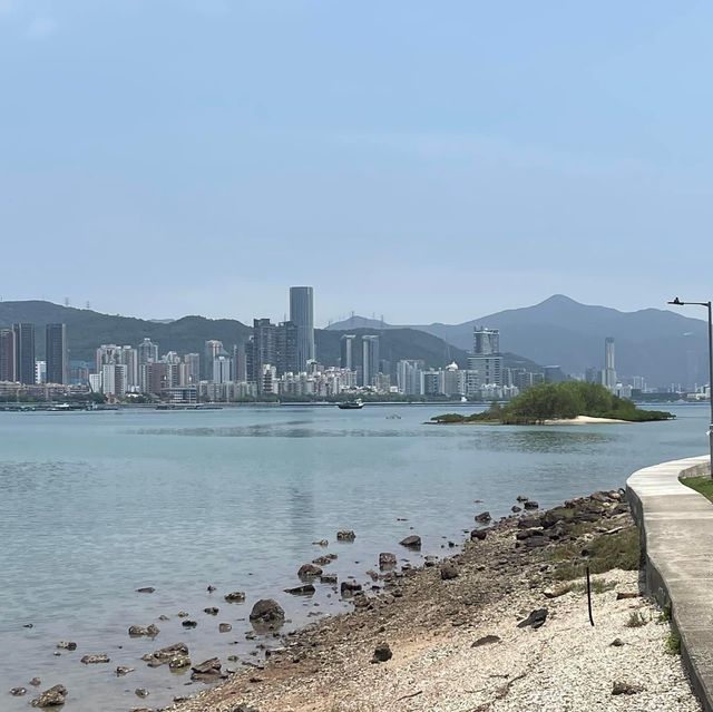 遊山玩水系列‼️‼️‼️粉嶺鹿頸遠望對岸👍🏻容易郊遊路線