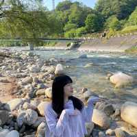 お宿　山翠　近くの阿智川散策