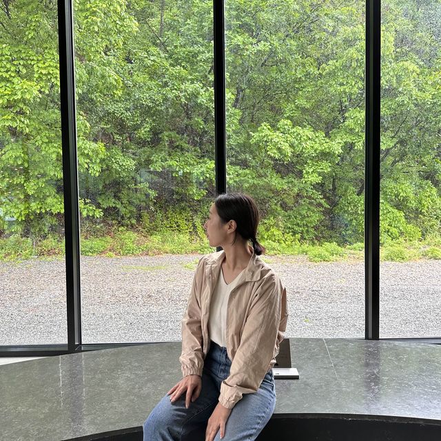 통유리에 풀향 가득한 카페 묵리459🌲🍃